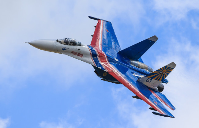 Обои картинки фото su-27 