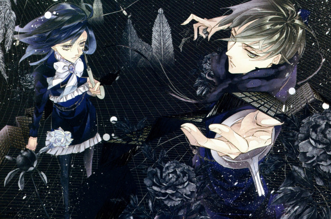 Обои картинки фото аниме, hana awase, парень