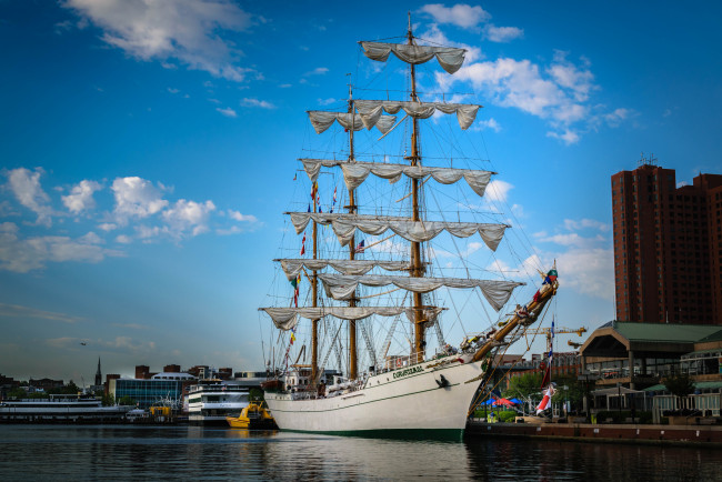 Обои картинки фото корабли, парусники, мачты, паруса