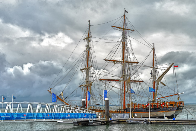 Обои картинки фото корабли, парусники, паруса, мачты