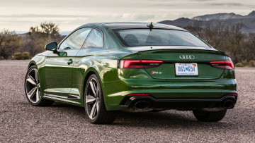 обоя audi rs5 2018, автомобили, audi, rs5, 2018, зелёный