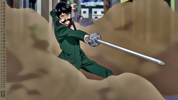 Картинка календари аниме оружие мужчина