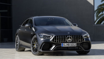 обоя mercedes-benz amg gt 63-s 4matic 4door coupe 2019, автомобили, mercedes-benz, серый, металлик, amg, gt, 63-s, 4matic, 4door, coupe, 2019