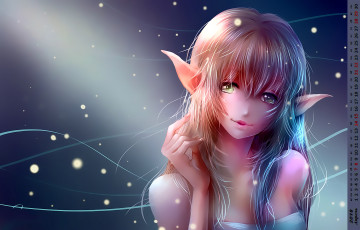 Картинка календари фэнтези взгляд девушка