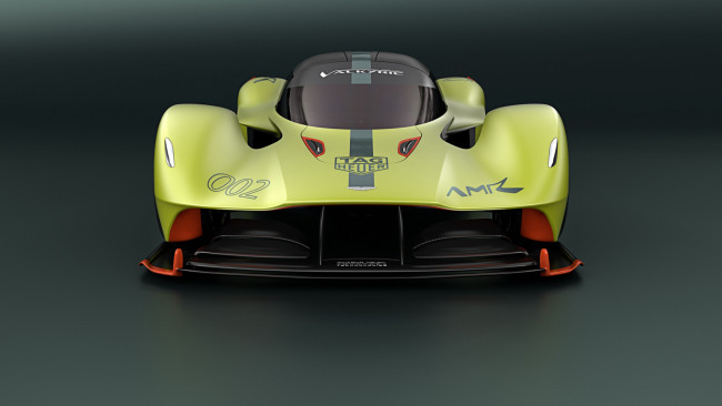 Обои картинки фото aston martin valkyrie amr pro , 2018, автомобили, aston martin, front, view, астон, мартин, amr, pro, valkyrie, aston, martin