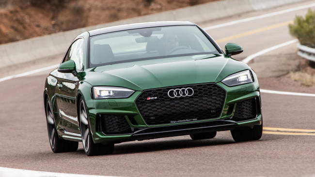Обои картинки фото audi rs5 2018, автомобили, audi, rs5, 2018, зелёный
