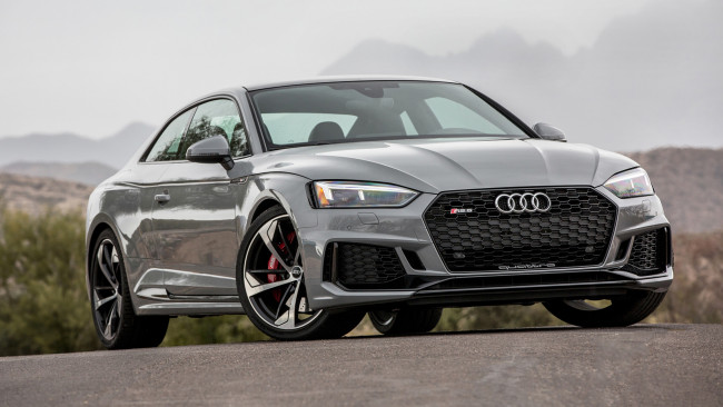 Обои картинки фото audi rs5 2018, автомобили, audi, rs5, серый, 2018