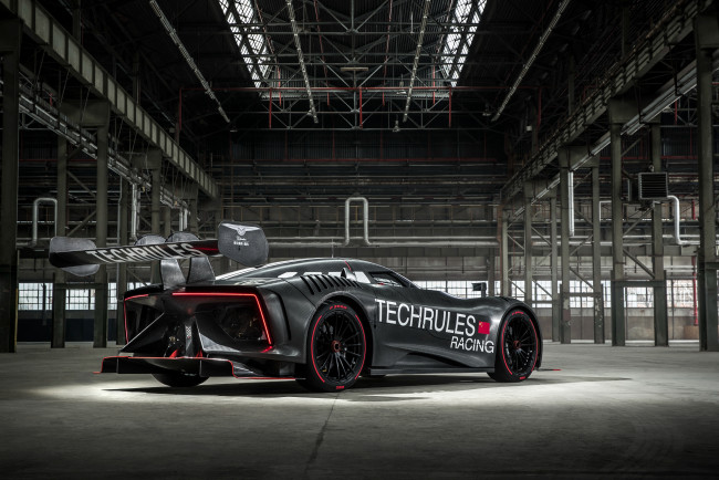 Обои картинки фото techrules ren rs , 2018, автомобили, techrules, гонка, ren, rs, спойлер