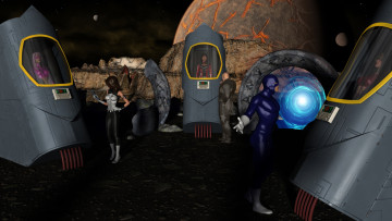 Картинка 3д+графика фантазия+ fantasy фон взгляд девушки