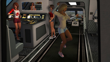 Картинка 3д+графика фантазия+ fantasy взгляд девушка фон