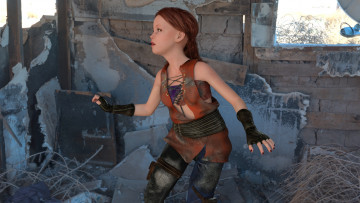 Картинка 3д+графика люди+ people девушка взгляд фон