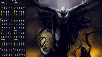 Картинка календари фэнтези бэтмен