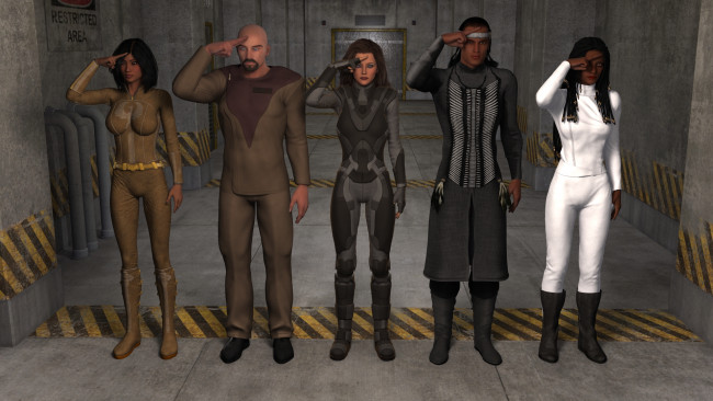 Обои картинки фото 3д графика, фантазия , fantasy, фон, взгляд, девушки