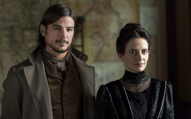 Обои картинки фото кино фильмы, penny dreadful, josh, hartnett, eva, green