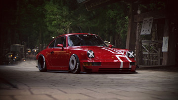Картинка автомобили 3д porsche 964