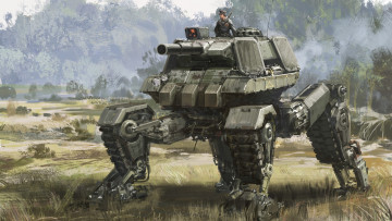 обоя фэнтези, транспортные средства, mech, design