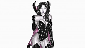 Картинка рисованное elberty+oliveira девушка фон взгляд униформа