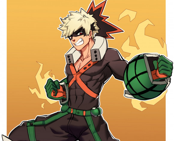 Обои картинки фото аниме, boku no hero academia, моя, геройская, академия