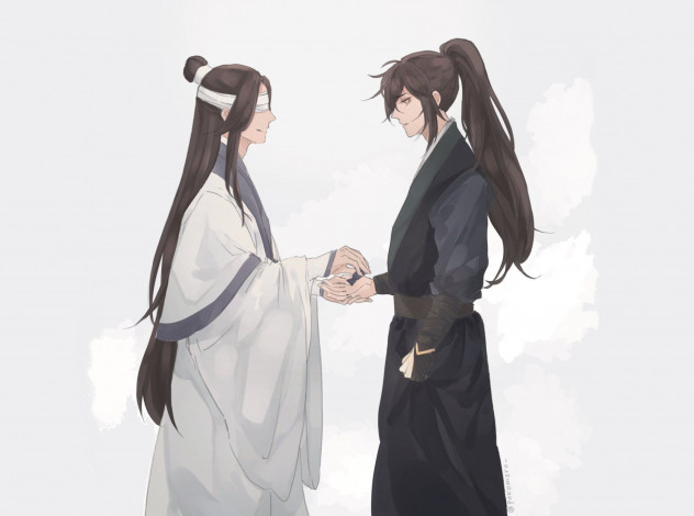 Обои картинки фото аниме, mo dao zu shi, the, untamed, неукротимый, повелитель, чэньцин, мосян, тунсю, mo, dao, zu, shi, магистр, дьявольского, культа