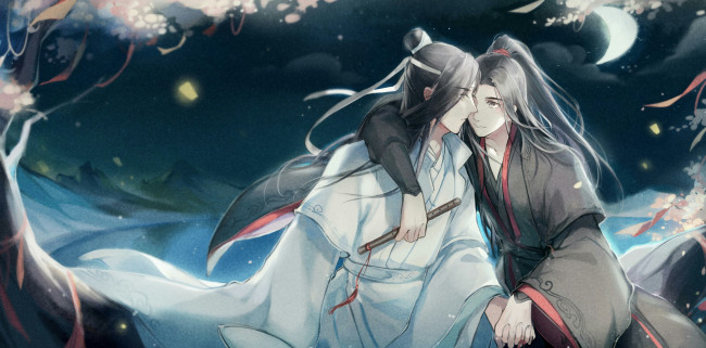 Обои картинки фото аниме, mo dao zu shi, the, untamed, неукротимый, повелитель, чэньцин, мосян, тунсю, mo, dao, zu, shi, магистр, дьявольского, культа