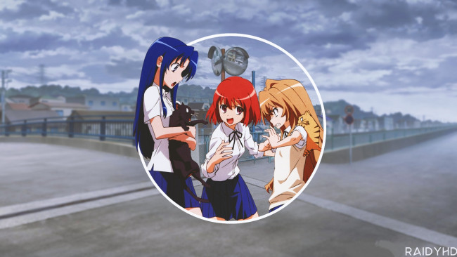 Обои картинки фото аниме, toradora, торадора