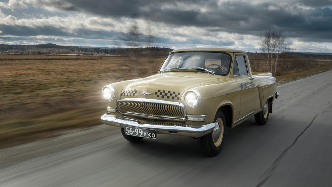 Обои картинки фото автомобили, газ, газ-22, пикап