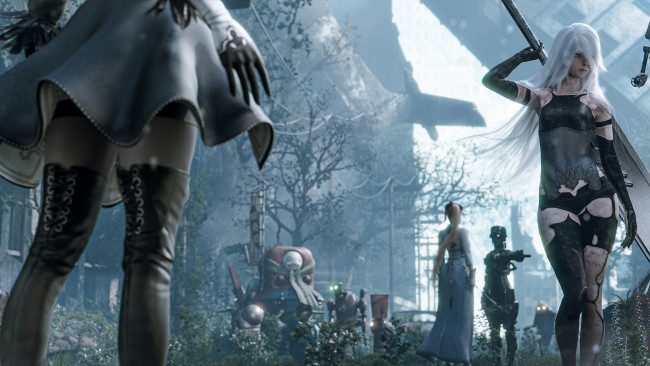 Обои картинки фото видео игры, nier,  replicant