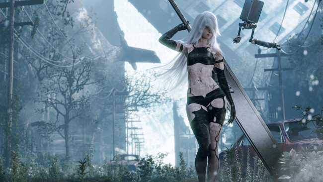 Обои картинки фото видео игры, nier,  replicant