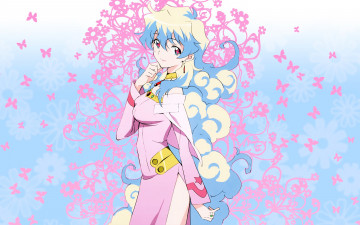 Картинка аниме tengen+toppa+gurren-lagann девушка бабочки