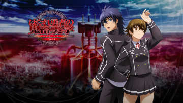 обоя аниме, hagure yuusha no aesthetica, hagure, yuusha, no, estetica, посох, девушка, парень, эстетика, заблудшего, героя