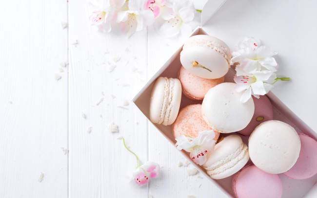 Обои картинки фото еда, макаруны, лакомство, ассорти