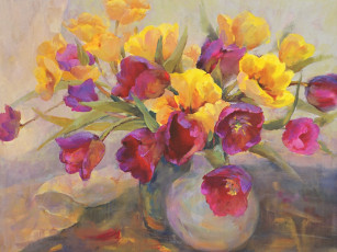 Картинка рисованные цветы