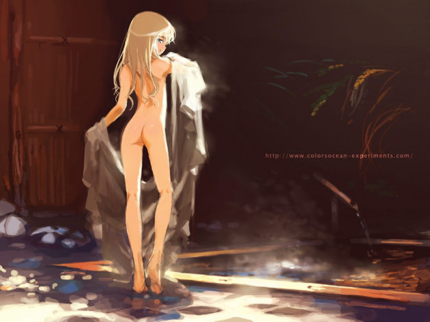 Обои картинки фото бассейна, аниме, *unknown, другое