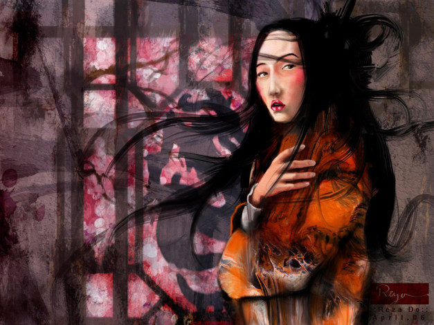 Обои картинки фото рисованные, люди