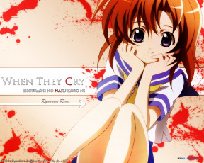 Картинка аниме higurashi no naku koro ni ryuuguu rena