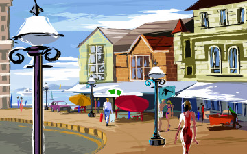 Картинка рисованные люди