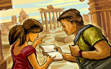 Картинка рисованные люди