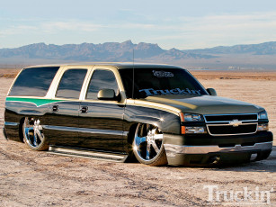 Картинка 2002 chevy suburban автомобили custom 5dr off road