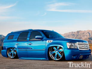 Картинка 2008 chevy tahoe custom автомобили 5dr off road