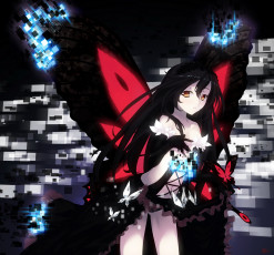 Картинка kuro yuki аниме accel world hime девушка платье
