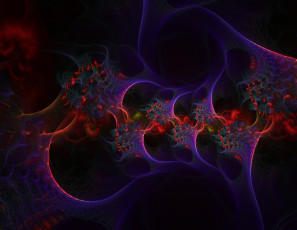 Картинка 3д графика fractal фракталы узор цвета фон