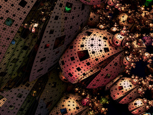 Картинка 3д графика fractal фракталы фон цвета узор