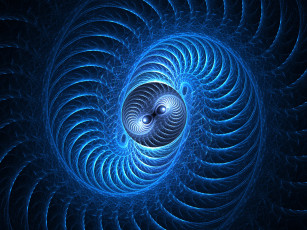 Картинка 3д графика fractal фракталы фон цвета узор