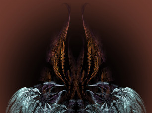 Картинка 3д графика fractal фракталы узор цвета фон