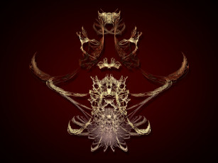 Картинка 3д графика fractal фракталы узор цвета фон