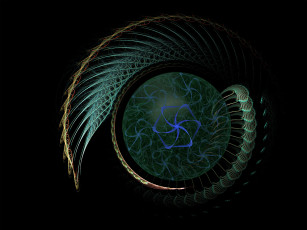 Картинка 3д графика fractal фракталы узор фон цвета