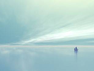 Картинка 3д графика sea undersea море парусник