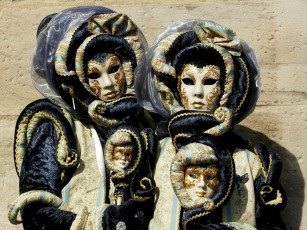 Картинка разное маски карнавальные костюмы венеция карнавал