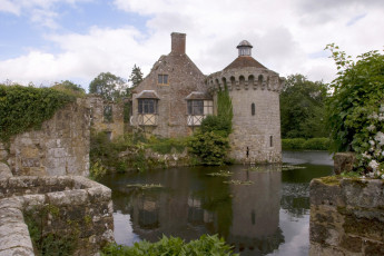 Картинка города дворцы замки крепости scotney castle kent scotland