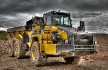 Картинка техника строительная komatsu